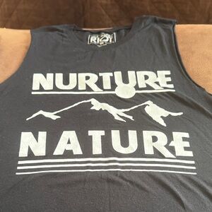 Sub_Urban Riot Black Muscle Tee with White Print